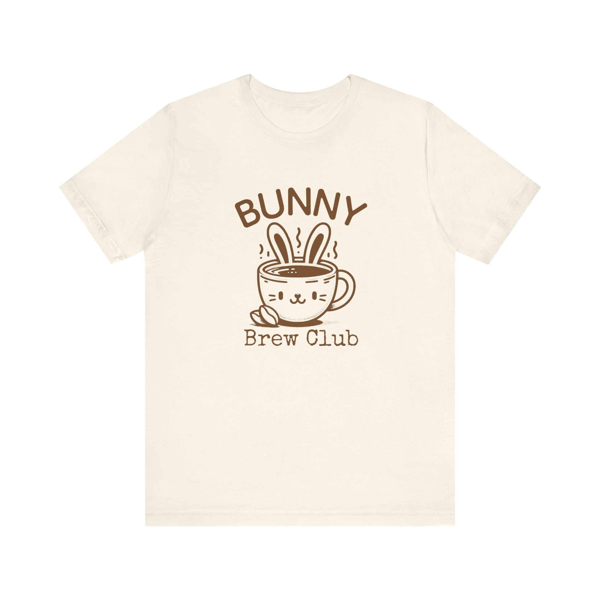 Natural Coffee Easter Shirt – Bunny Brew Club Funny Easter Tee for Women