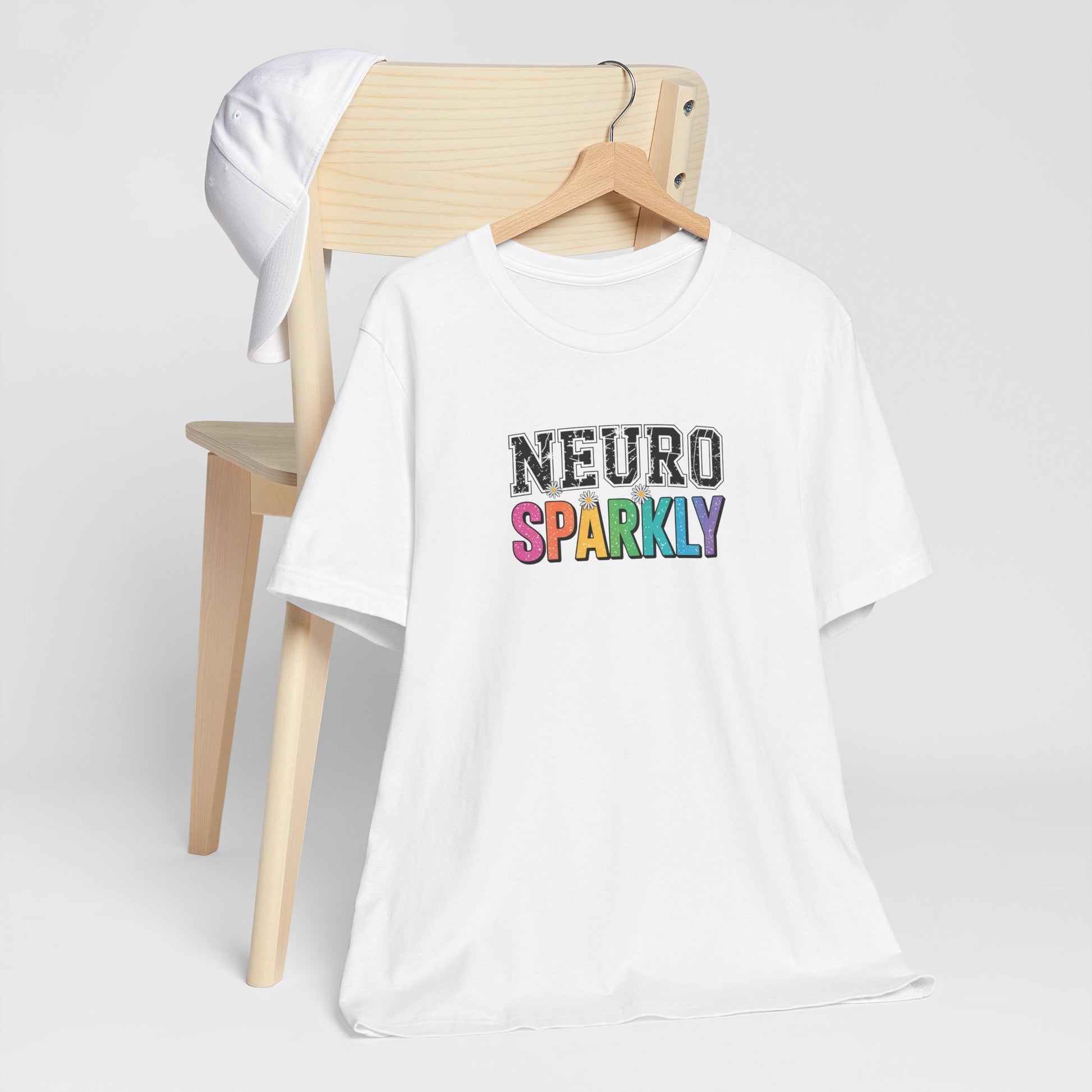 T-Shirt NEURO SPARKLY – Colorful ADHD T Shirt for Women & Young Adults