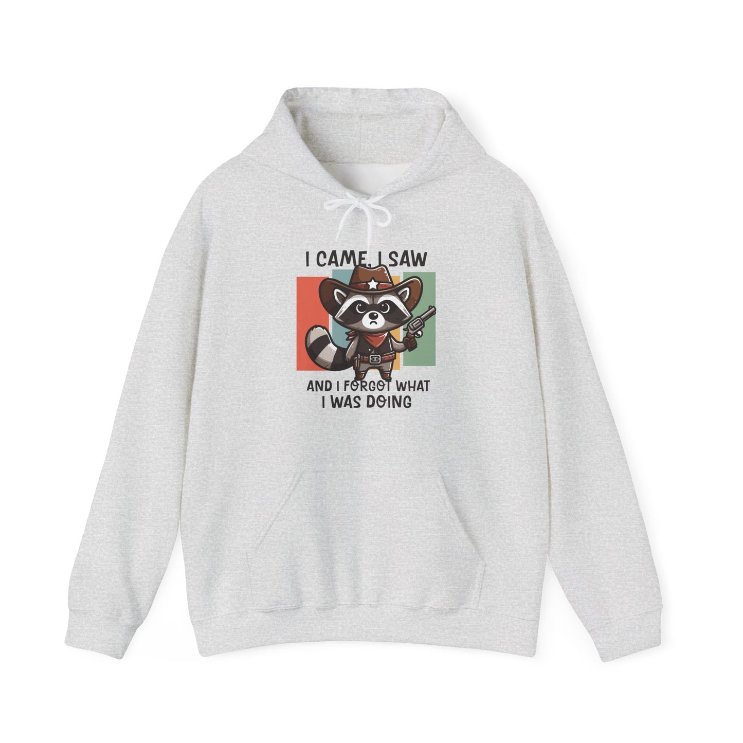 Hoodie I Came I Saw And I Forgot Hoodie – Funny ADHD Raccoon Hoodie