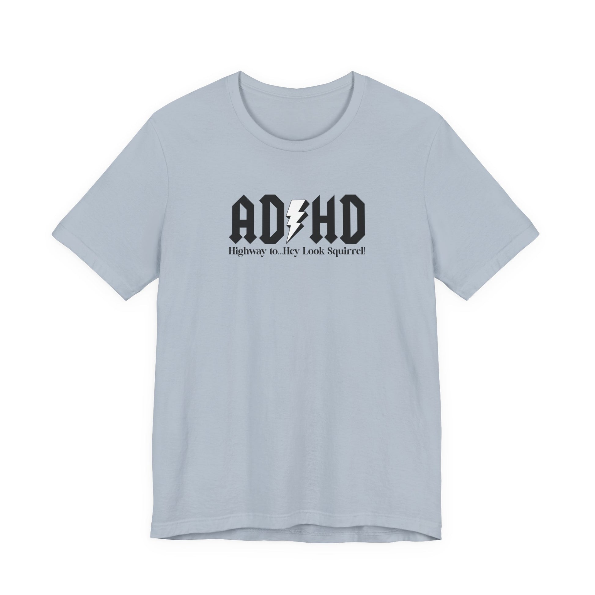 T-Shirt Highway to ADHD Funny T-Shirt – Gothic Pop Culture Graphic Tee