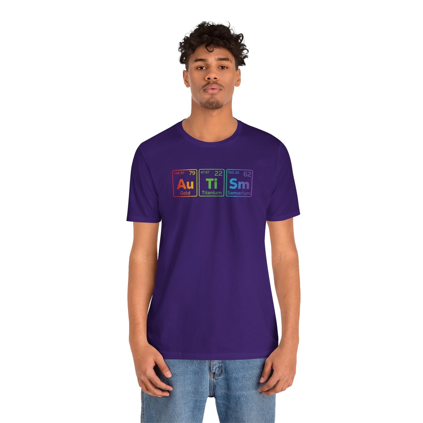 T-Shirt Au Ti Sm AUTISM | Subtle Periodic Autism Awareness T‑Shirt