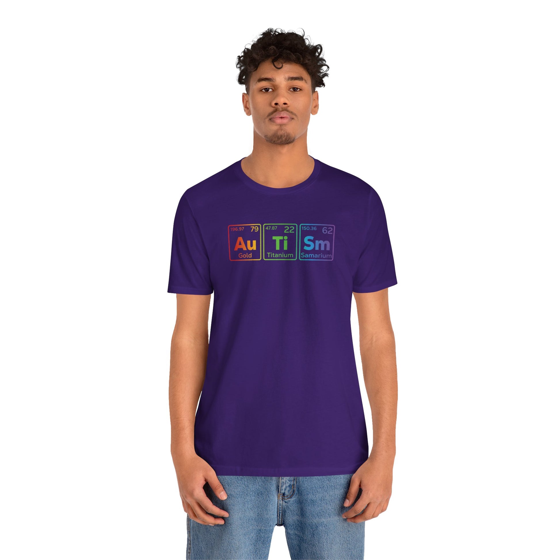 T-Shirt Au Ti Sm AUTISM | Subtle Periodic Autism Awareness T‑Shirt