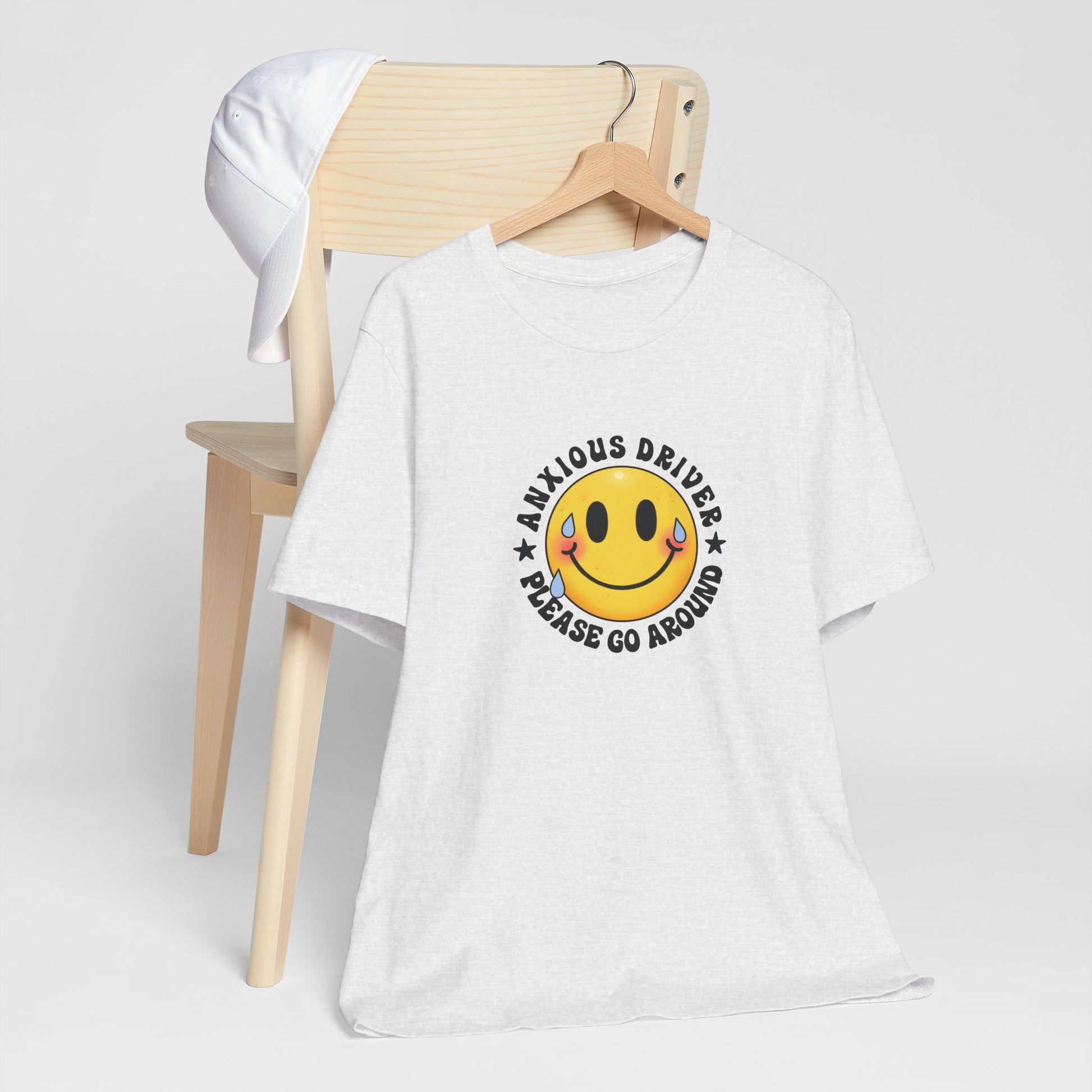 T-Shirt Anxious Driver Please Go Around – Social Anxiety Driving Shirt