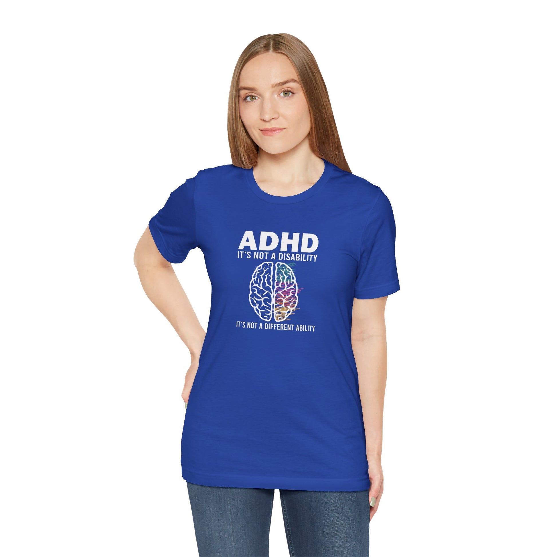 T-Shirt ADHD IT'S NOT A DISABILITY – Conceptual ADHD T-Shirt for Adults