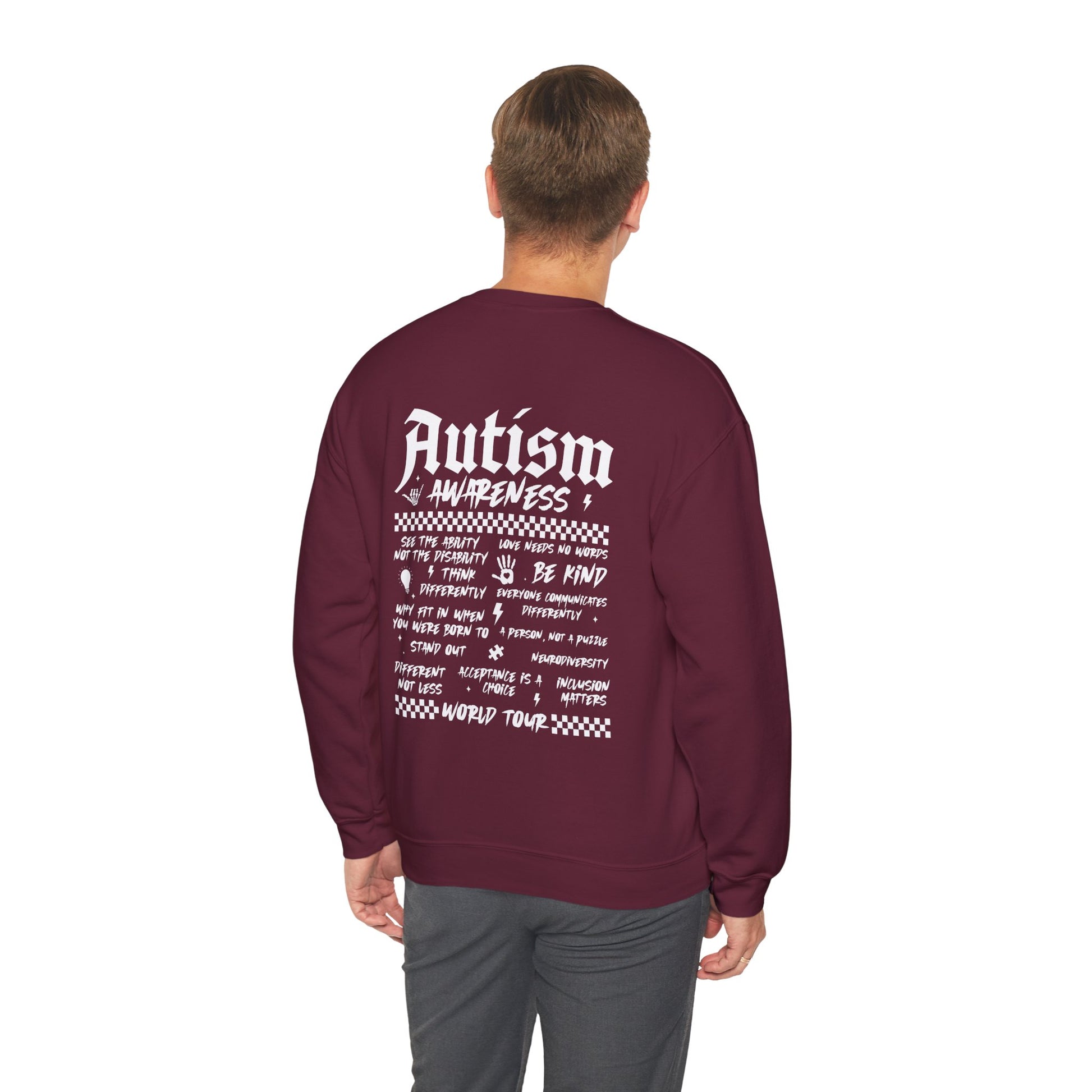 Sweatshirt Autism Awareness World Tour Statement Autism Sweatshirt