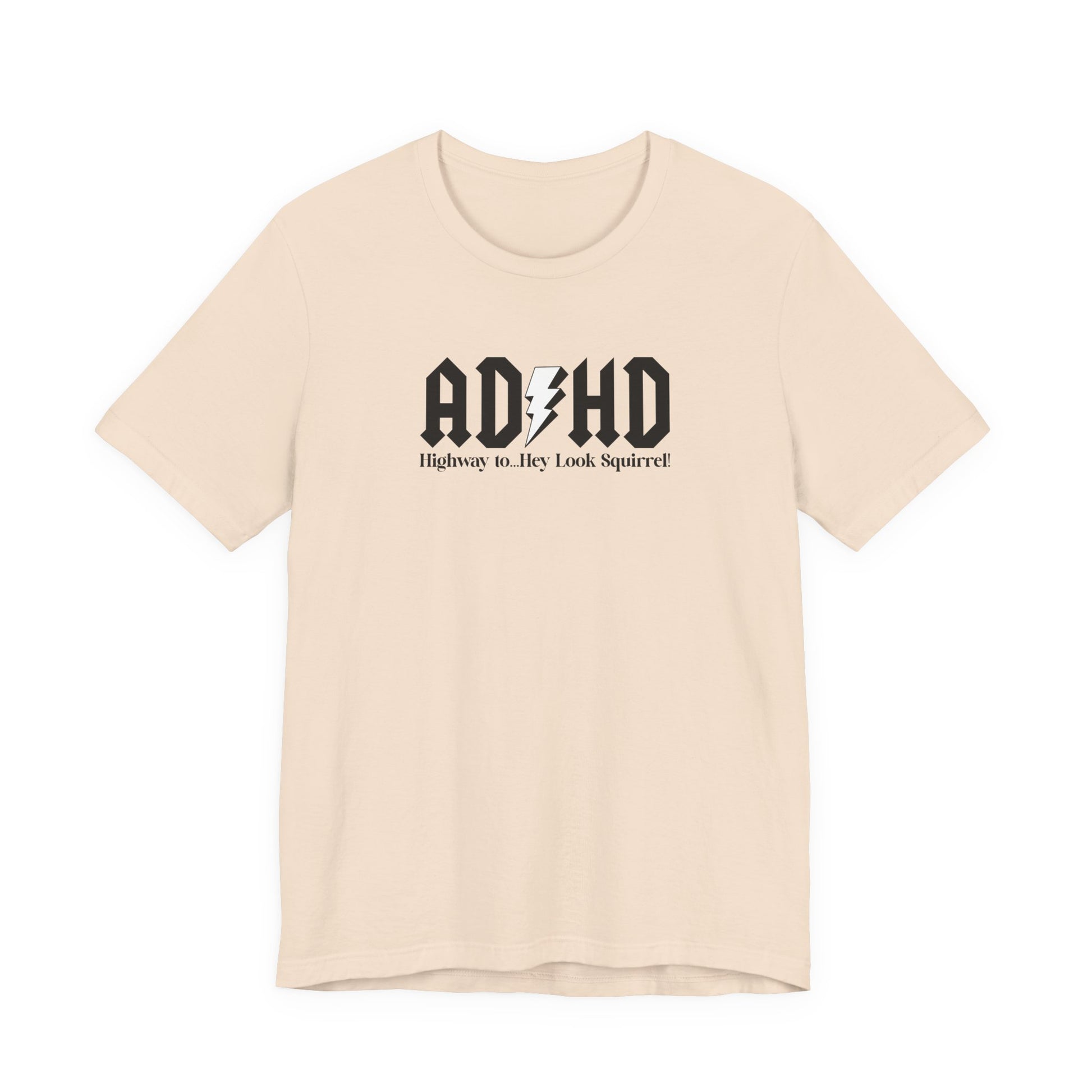 T-Shirt Highway to ADHD Funny T-Shirt – Gothic Pop Culture Graphic Tee