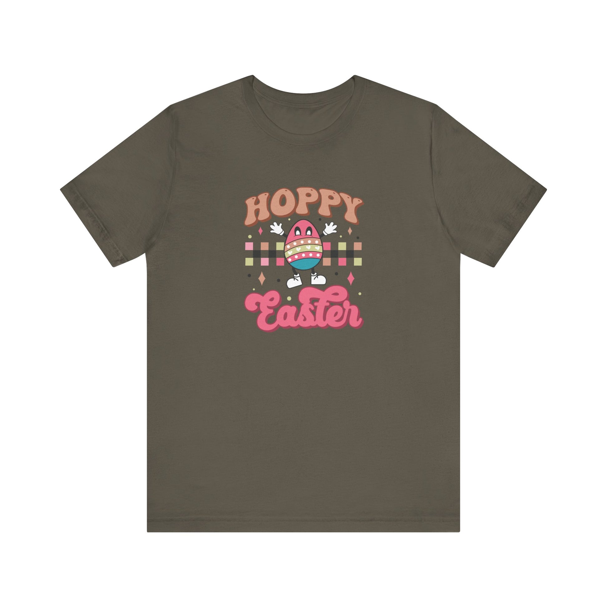 Army Pop Culture Easter Shirt – Hoppy Easter Tee for Women