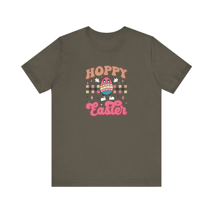 Army Pop Culture Easter Shirt – Hoppy Easter Tee for Women