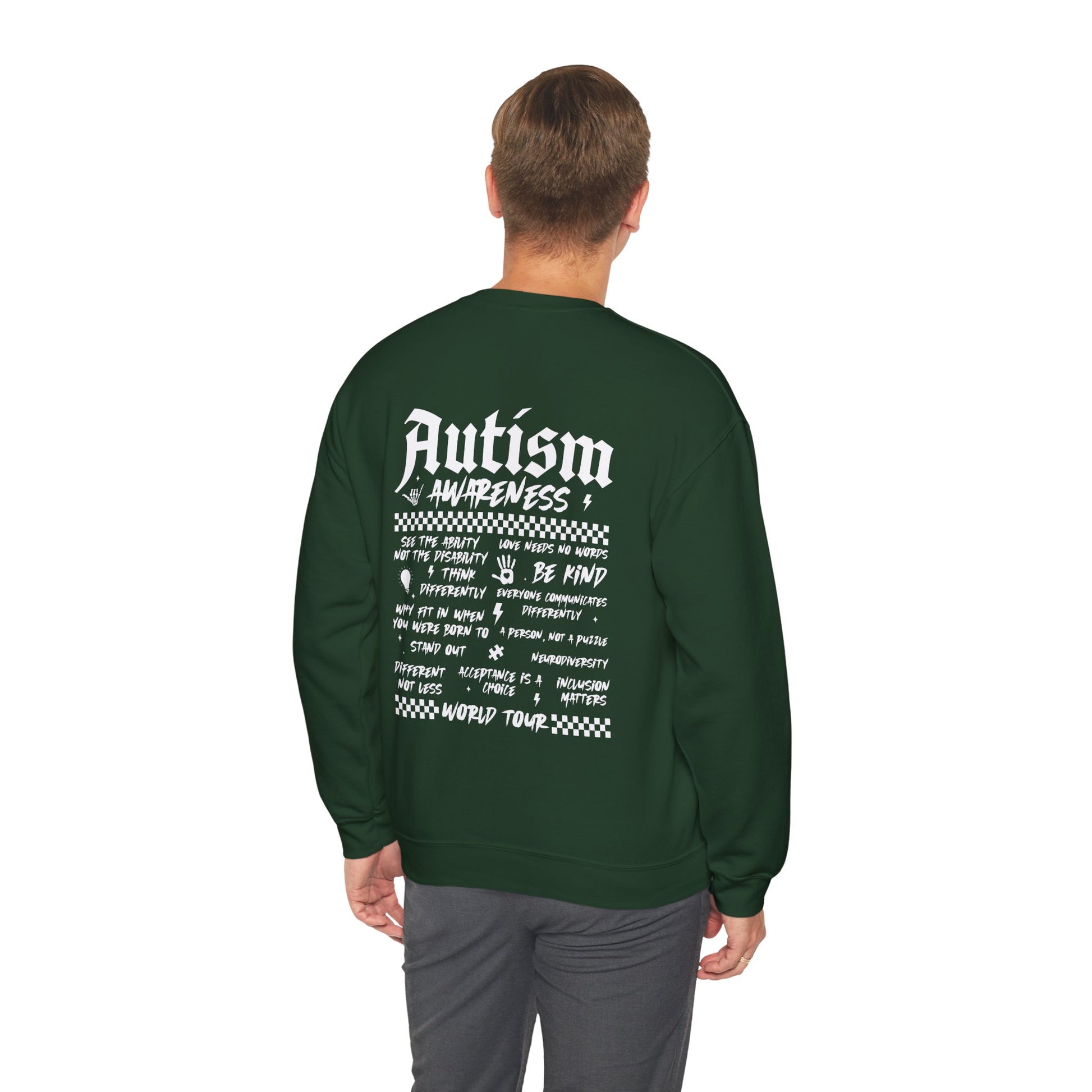 Sweatshirt Autism Awareness World Tour Statement Autism Sweatshirt