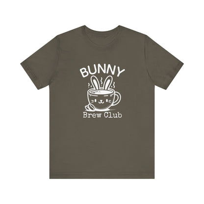 Army Coffee Easter Shirt – Bunny Brew Club Funny Easter Tee for Women
