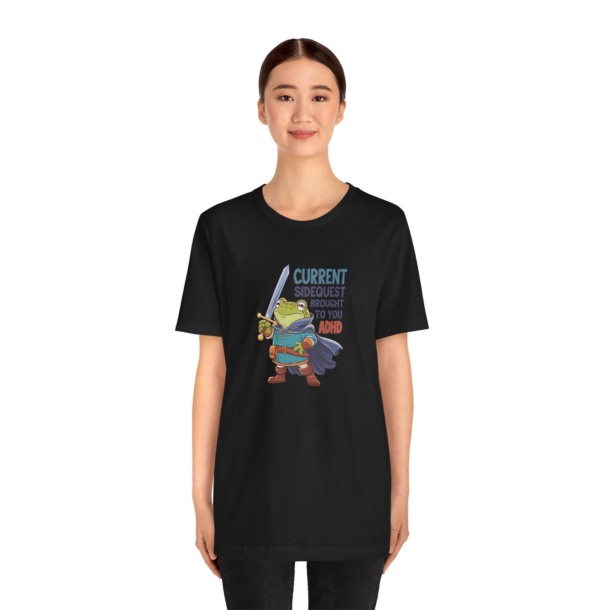 T-Shirt CURRENT SIDEQUEST BROUGHT TO YOU BY ADHD - ADHD T Shirt Funny