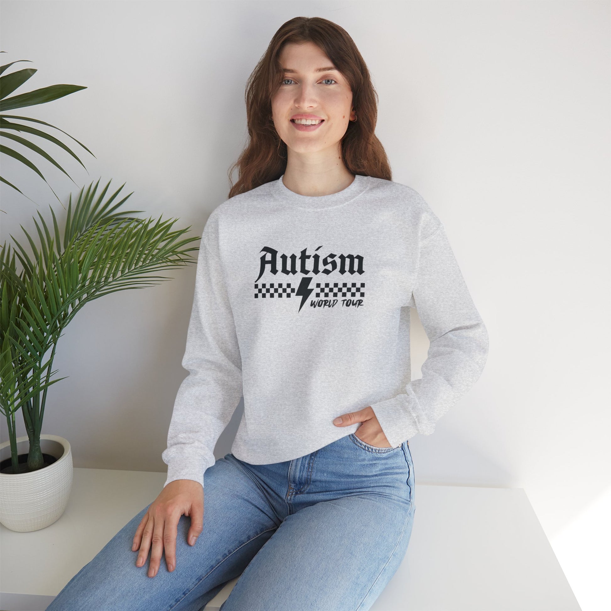 Sweatshirt Autism Awareness World Tour Statement Autism Sweatshirt
