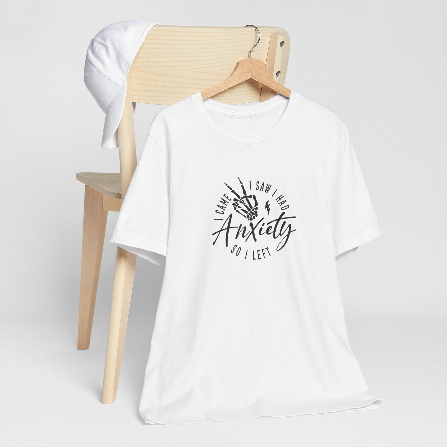T-Shirt I CAME I SAW I HAD Anxiety Shirt – Funny Mental Health Tee