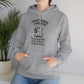 Hoodie I'M NOT DEMURE – Funny ADHD Hoodie with Ghost and Cat Design