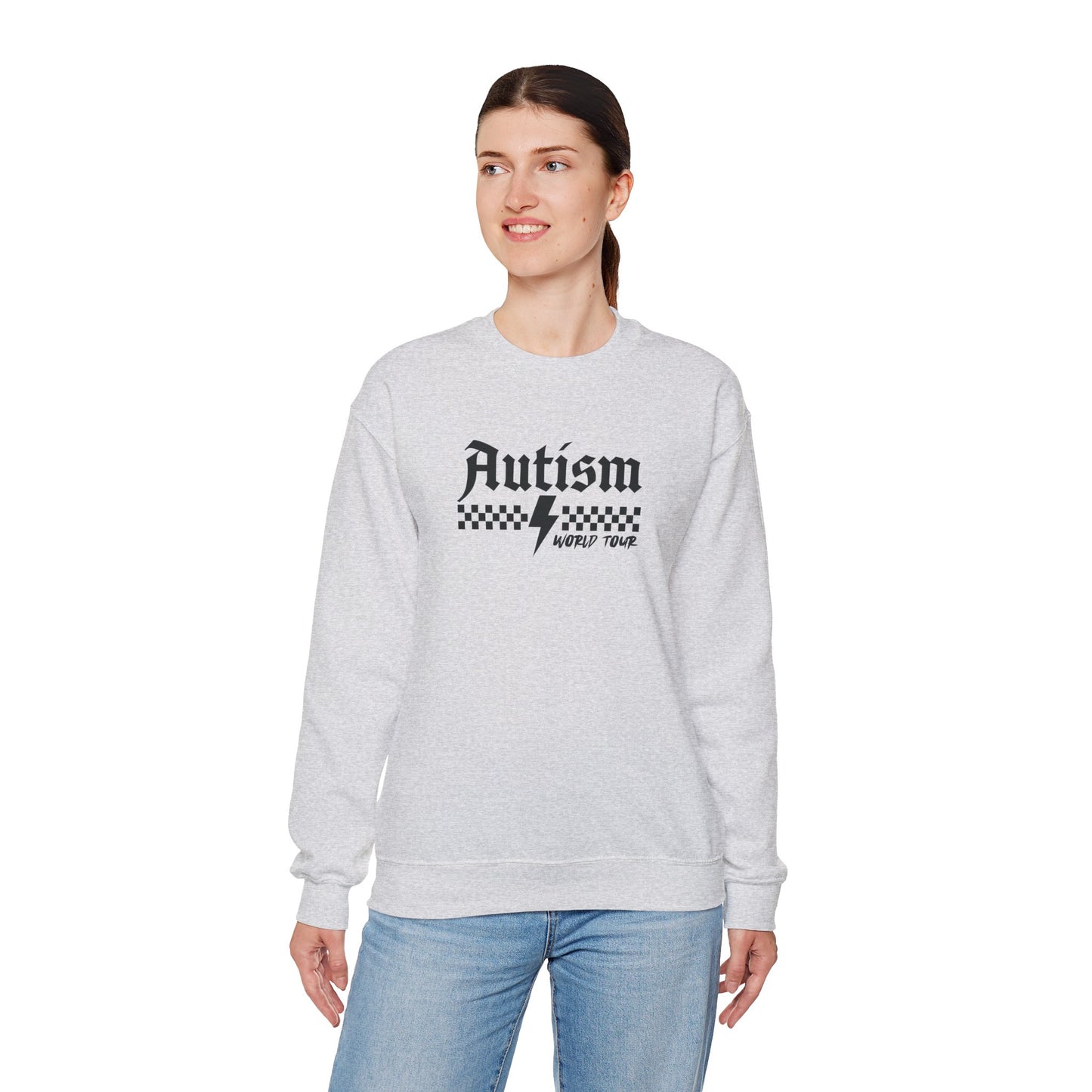 Sweatshirt Autism Awareness World Tour Statement Autism Sweatshirt