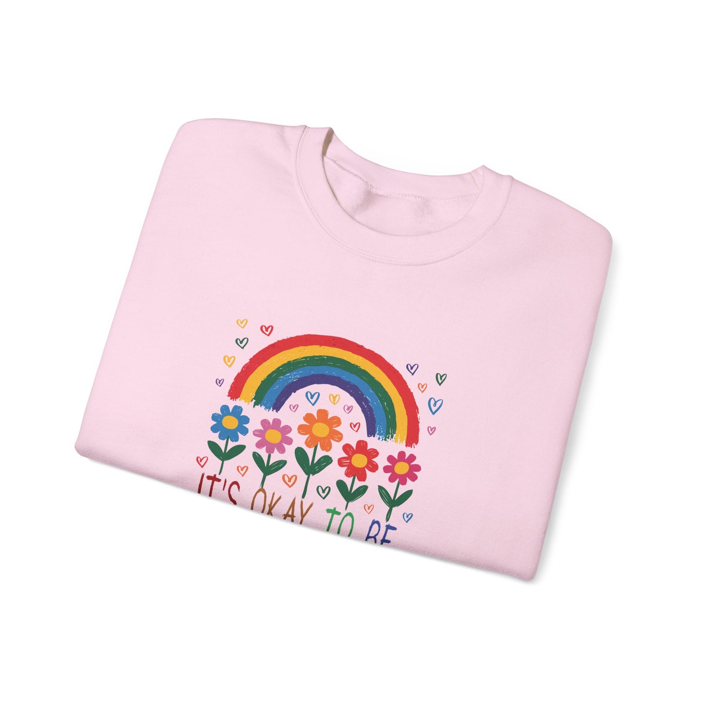 Sweatshirt It's Okay to Be Different Rainbow Autism Awareness Sweatshirt