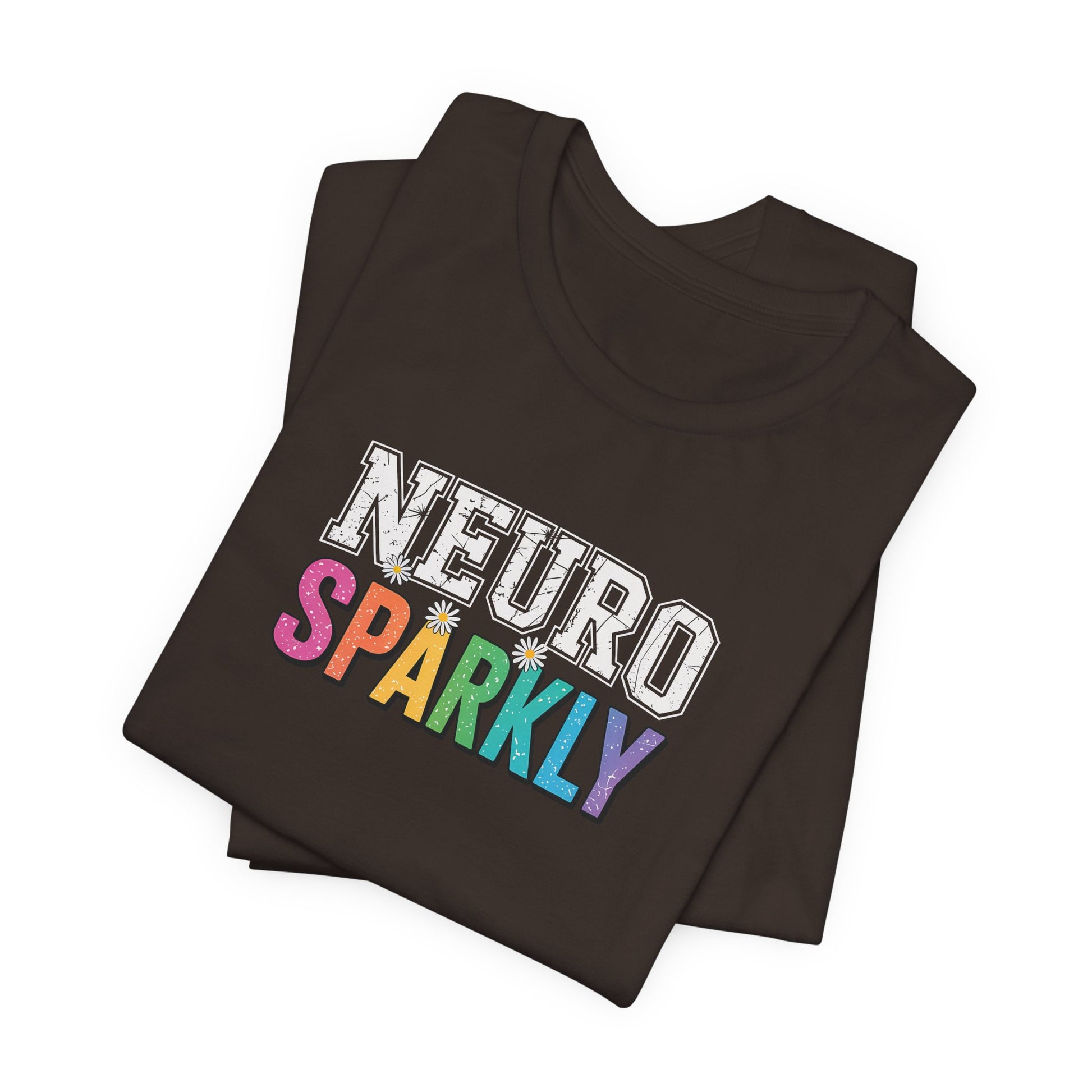 T-Shirt NEURO SPARKLY – Colorful ADHD T Shirt for Women & Young Adults