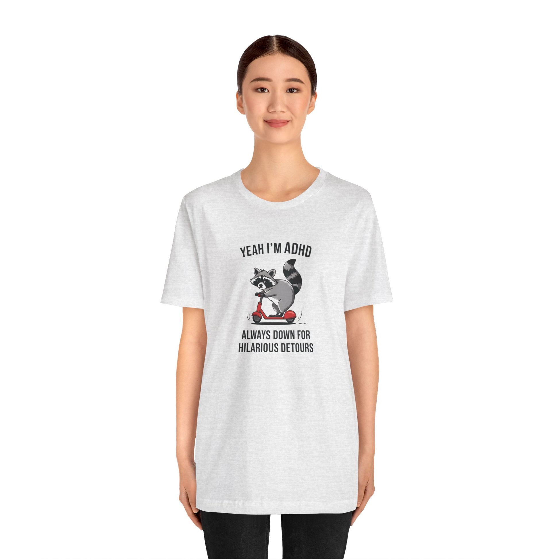 T-Shirt YEAH I’M ADHD T-Shirt – Funny ADHD Detour Cartoon Shirt