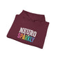 NEURO SPARKLY Autism Hoodie – Bold Varsity Floral Graphic Hoodie