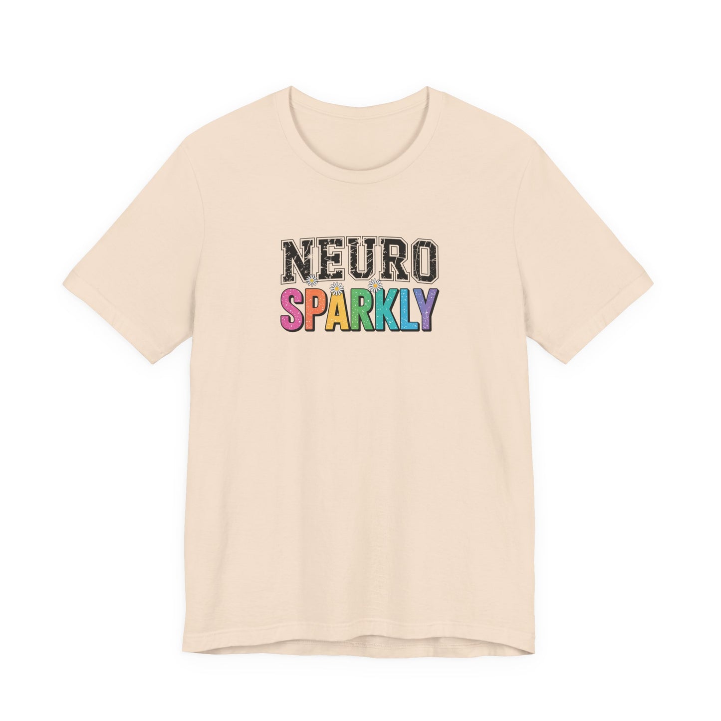 T-Shirt NEURO SPARKLY – Colorful ADHD T Shirt for Women & Young Adults
