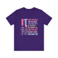 Team Purple It's Okay to Make Mistakes – Suicide Prevention Tee Shirts
