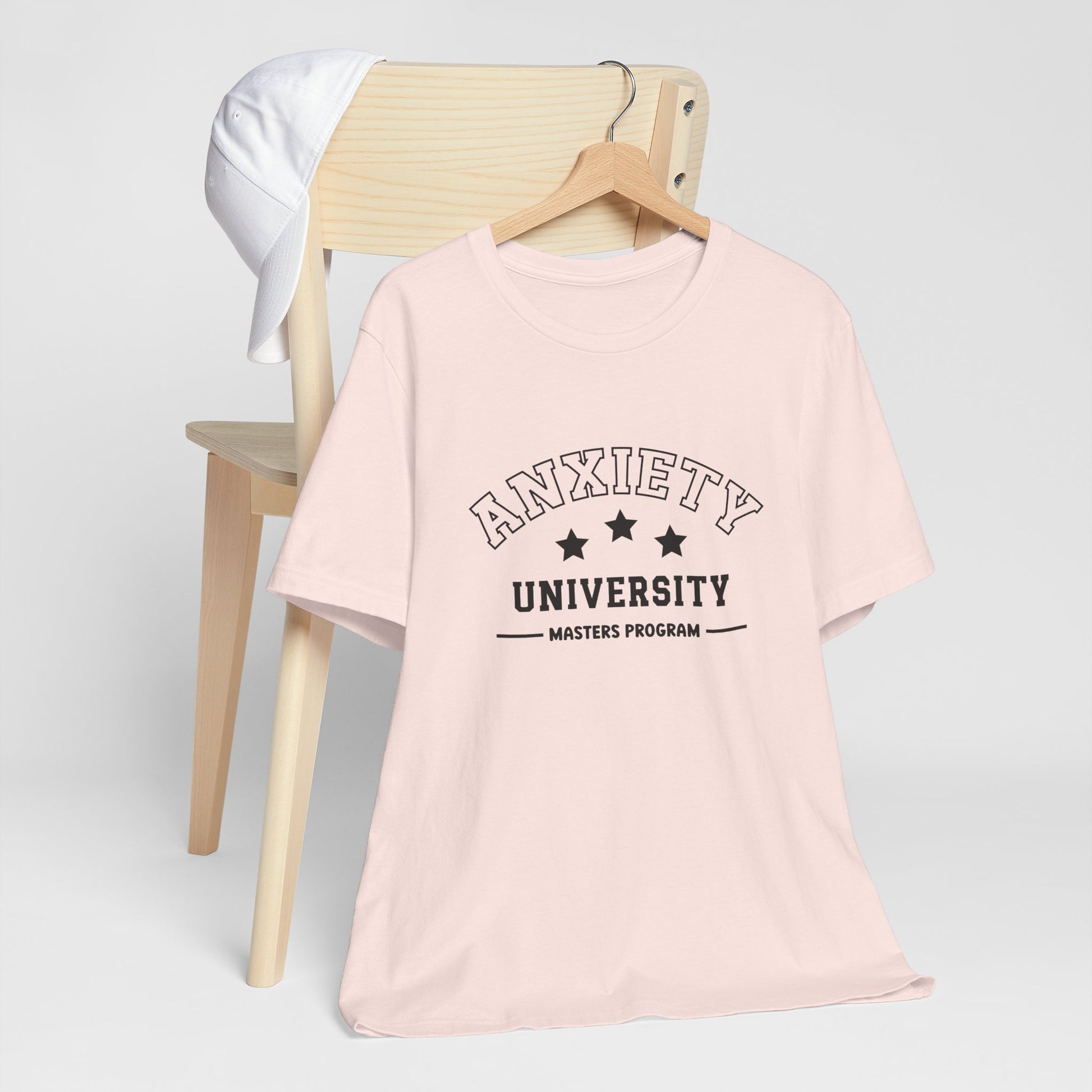 T-Shirt Anxiety University. Masters Program. – Satirical Anxiety T-Shirt