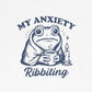 T-Shirt MY ANXIETY Ribbiting Shirt – Funny Anxiety Shirt with Frog Graphic