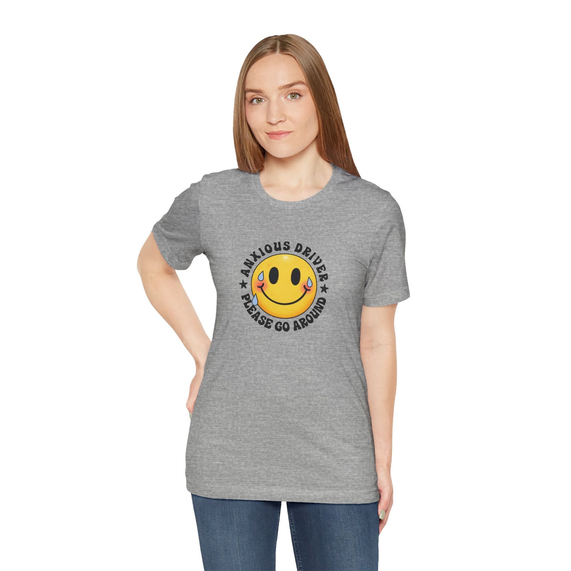 T-Shirt Anxious Driver Please Go Around – Social Anxiety Driving Shirt