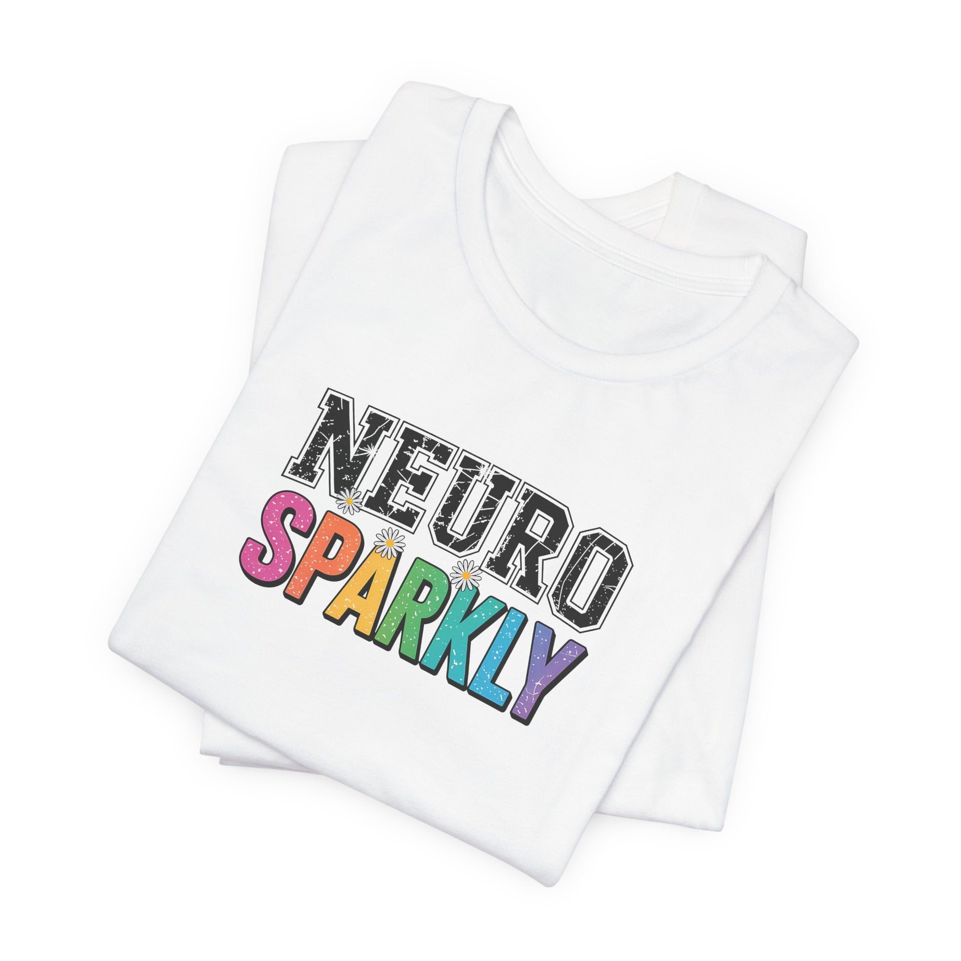T-Shirt NEURO SPARKLY – Colorful ADHD T Shirt for Women & Young Adults