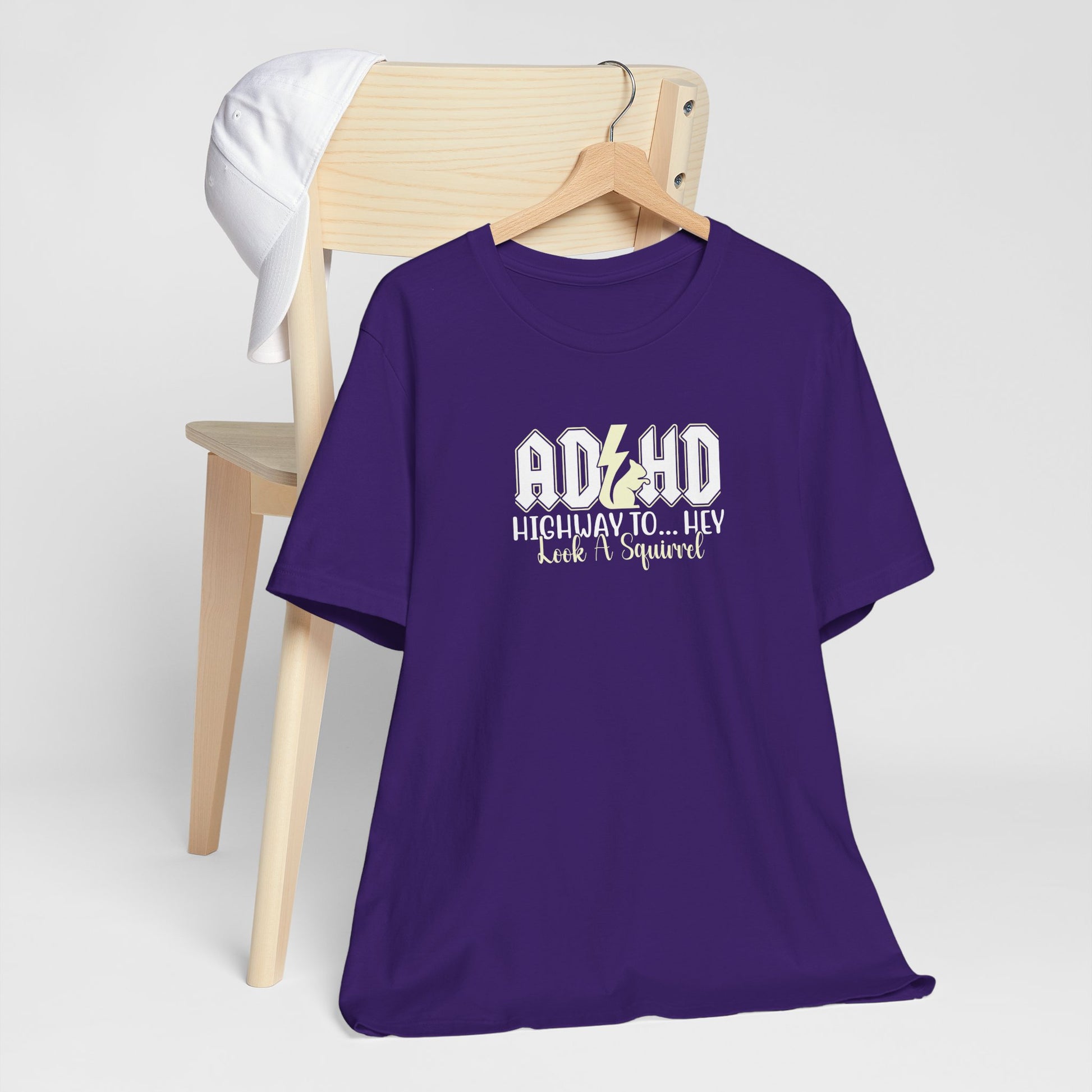 T-Shirt HIGHWAY TO... HEY Look A Squirrel ADHD T Shirt – Funny ADHD Tshirt