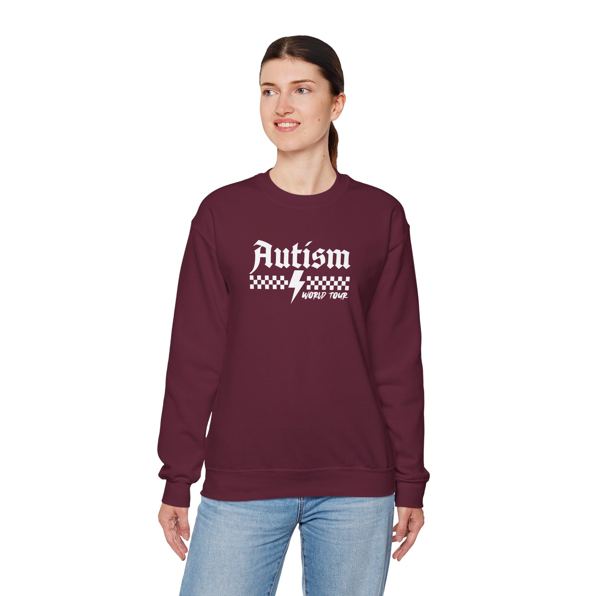 Sweatshirt Autism Awareness World Tour Statement Autism Sweatshirt