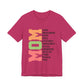 Empowering Mom T-Shirt – Beautiful, Strong, Loved MOM