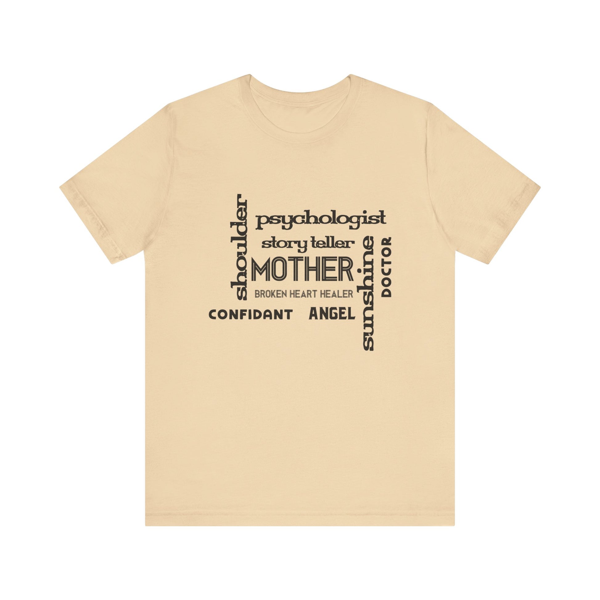 Soft Cream Inspirational Mother’s Day Shirt – Deep Words of Gratitude