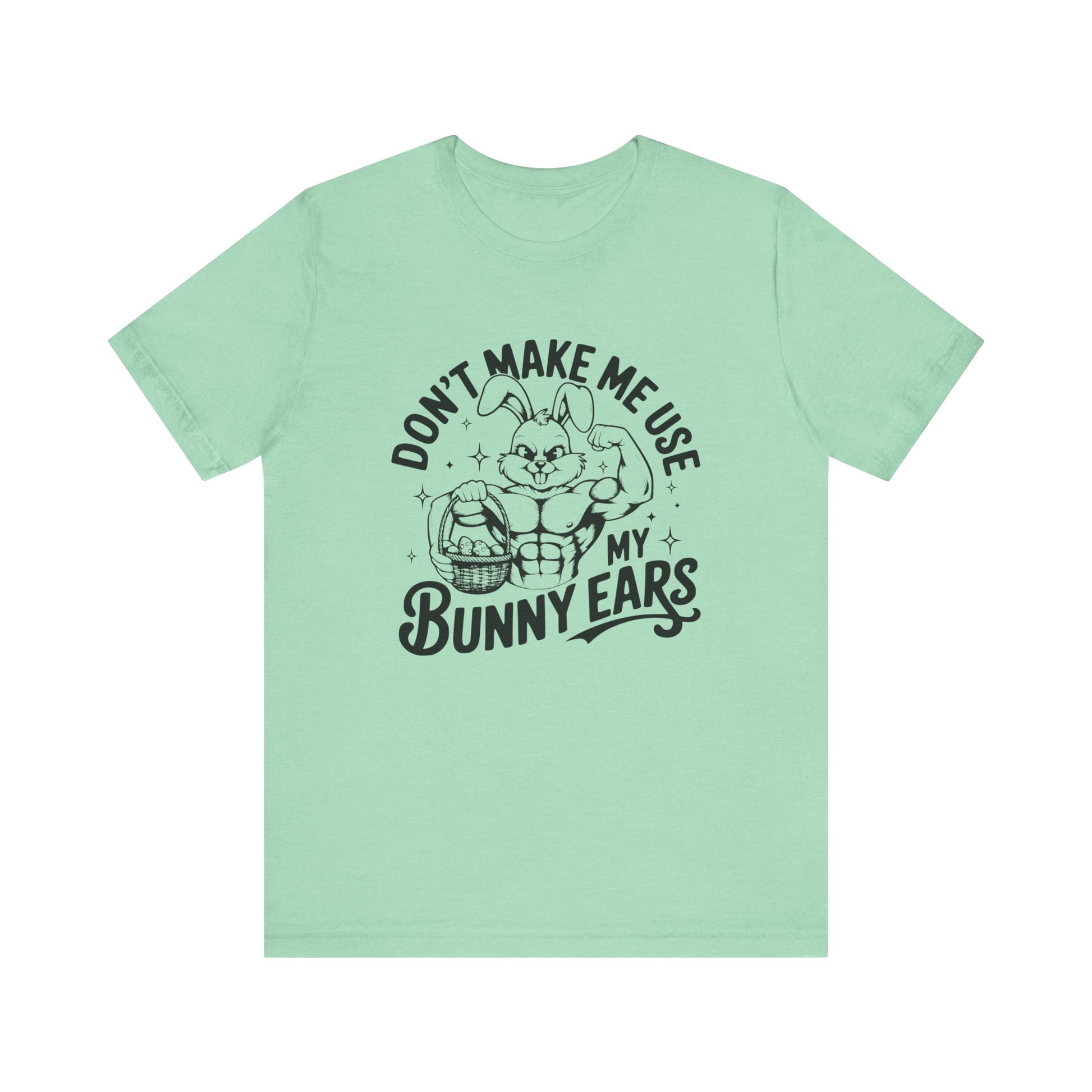 Heather Mint Easter Fitness Shirt – Bunny Gains No Days Off Unisex Tee