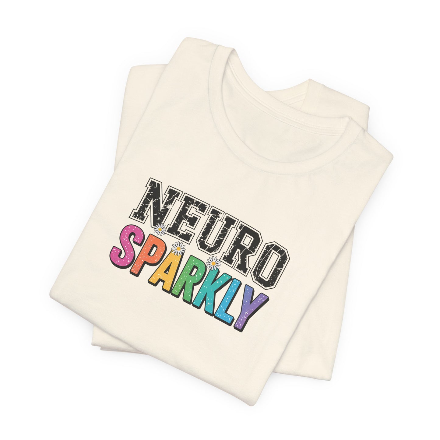 T-Shirt NEURO SPARKLY – Colorful ADHD T Shirt for Women & Young Adults