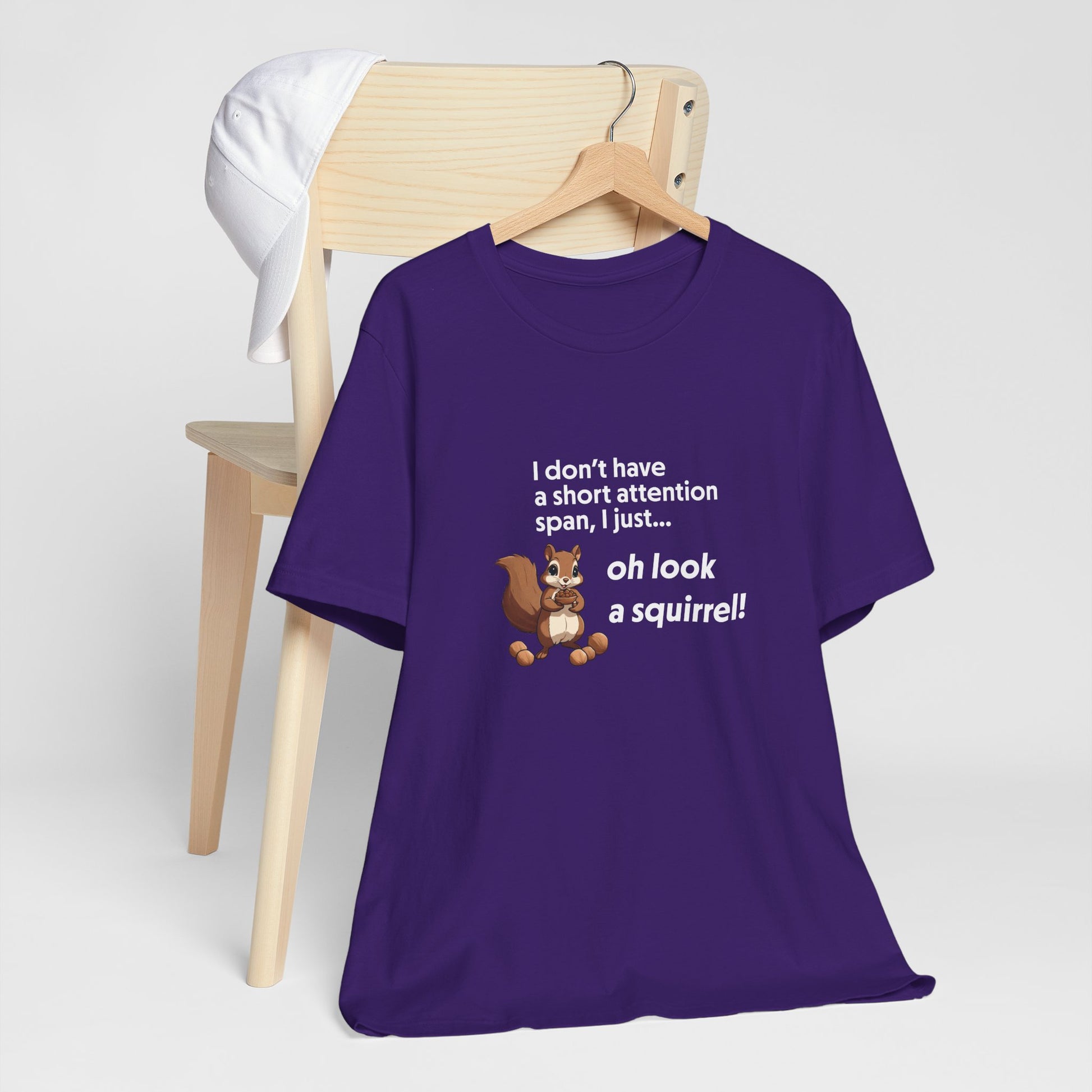 T-Shirt Oh Look a Squirrel ADHD T-Shirt – Funny Neurodivergent Shirt