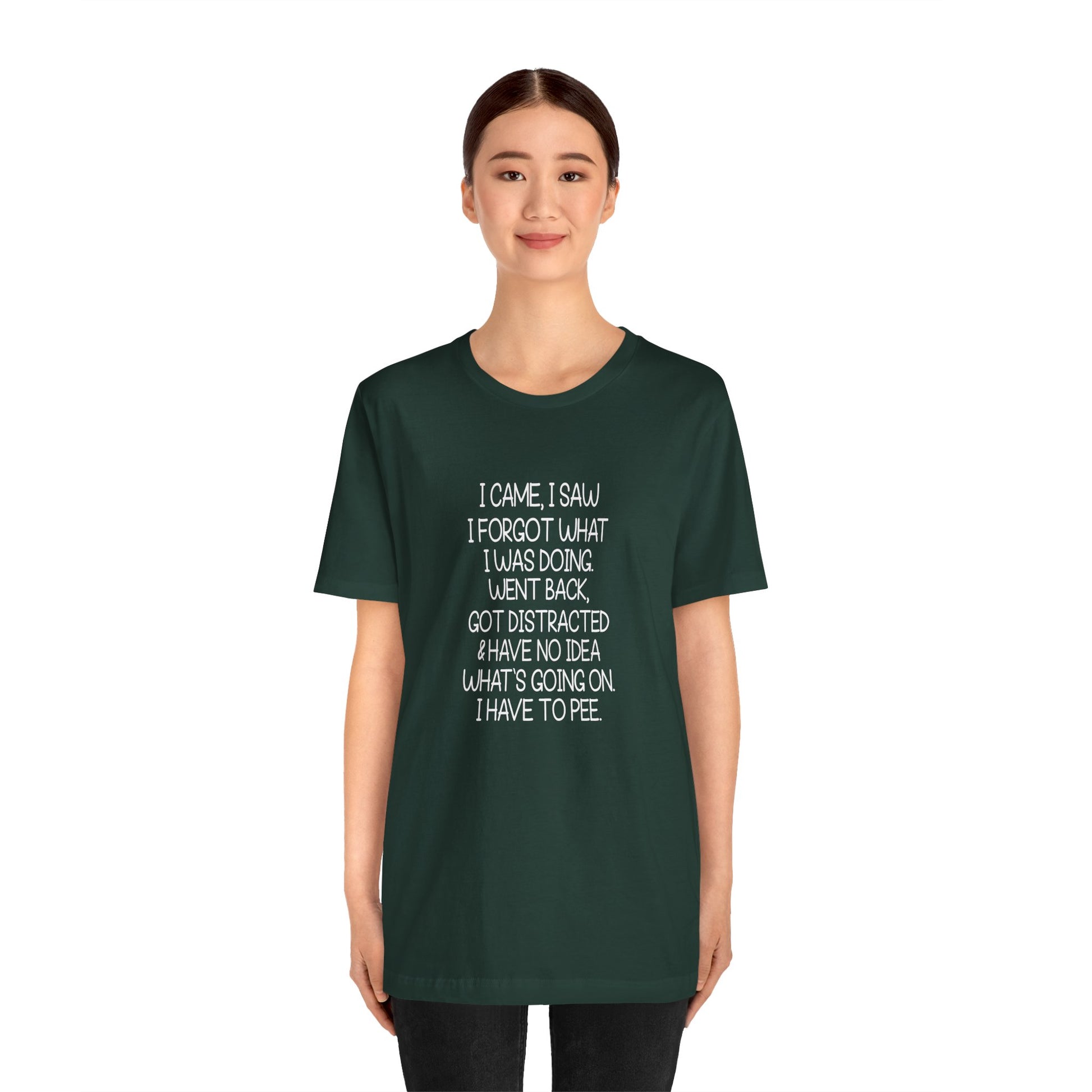 T-Shirt I Came I Saw I Forgot ADHD T-Shirt – Funny Distracted Shirt