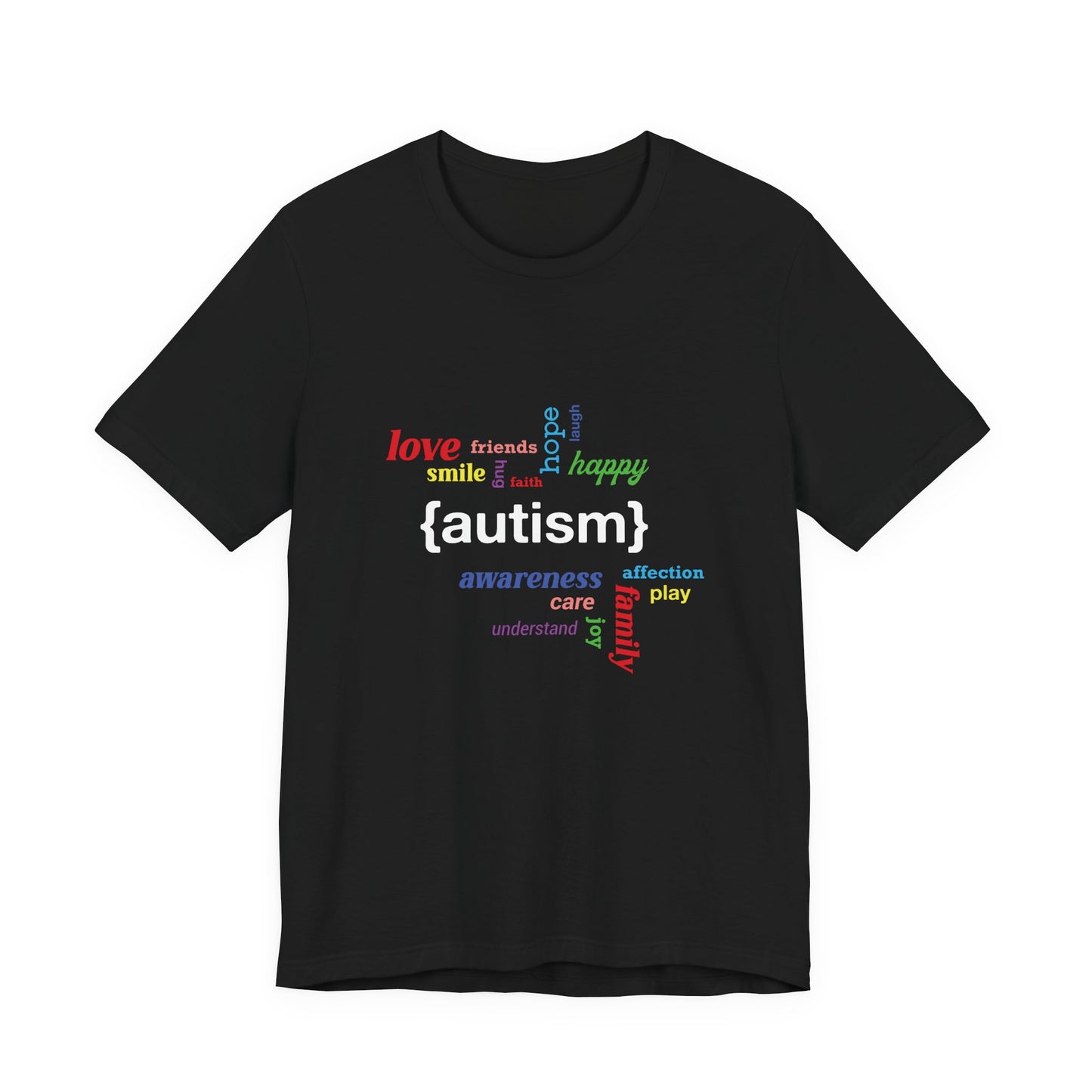 T-Shirt Love Friends Hug Faith Awareness [Autism] Subtle Autism T Shirt