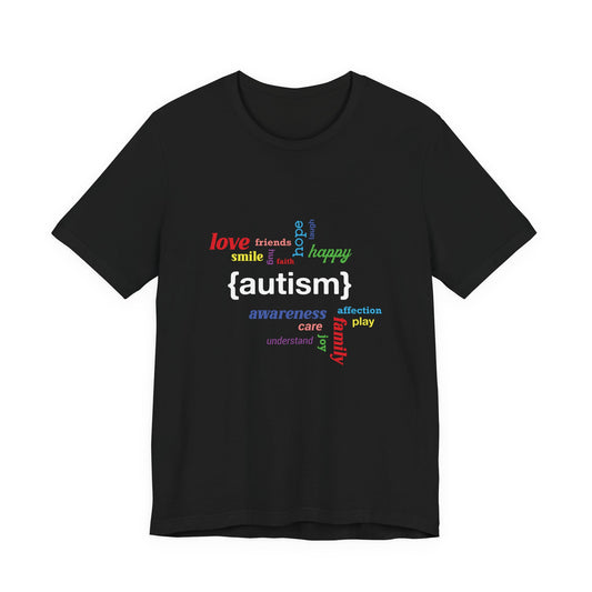 Black Love Friends Hug Faith Awareness [Autism] Subtle Autism T Shirt