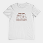 T-Shirt This Is My Kind of Party Cat Shirt – Funny Cartoon Wine T-Shirt