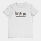 T-Shirt Overstimulated but Festive - Funny Introvert Christmas Shirt Opossum