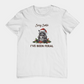 T-Shirt Sorry Santa I've Been Feral - Funny Christmas Shirt Raccoon