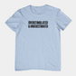 T-Shirt OVERSTIMULATED & UNDERESTIMATED ADHD Minimalist Graphic T-Shirt
