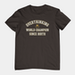 T-Shirt Overthinking World Champion T-Shirt – Funny Varsity Graphic Tee