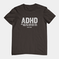 T-Shirt ADHD Because Why Finish One Task Shirt – Funny Distressed Graphic Tee