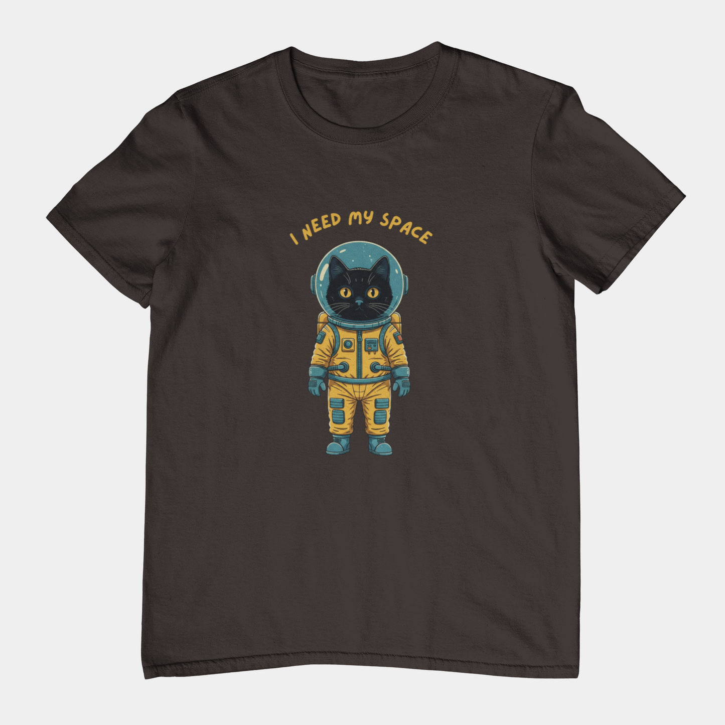 T-Shirt I Need My Space Cat Shirt – Funny Astronaut Cat Graphic Tee