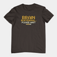 T-Shirt BRAIN BUFFERING Retro Pixel ADHD Loading Screen Graphic T-Shirt