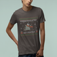 T-Shirt Overstimulated But Festive - Ugly Christmas Sweater Shirt Opossum