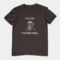 T-Shirt Sorry Santa I've Been Feral - Funny Christmas Shirt Raccoon