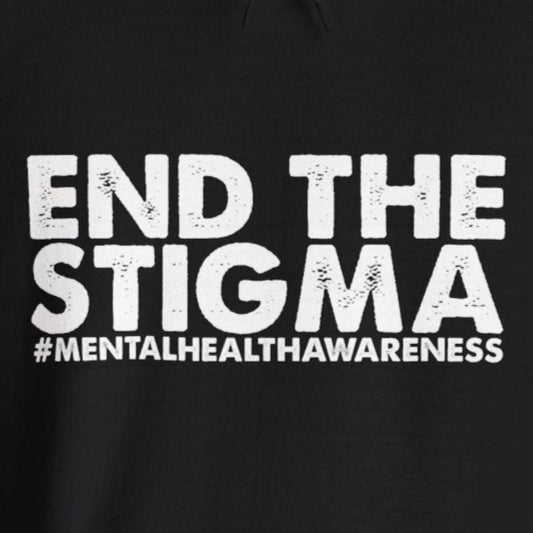 End the Stigma – Black Mental Health Hoodie for Awareness & Support